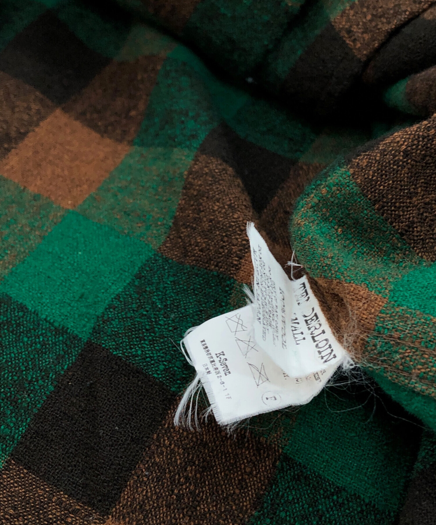 中古・古着通販】TENDERLOIN (テンダーロイン) T-WOOL SHT Pブロック