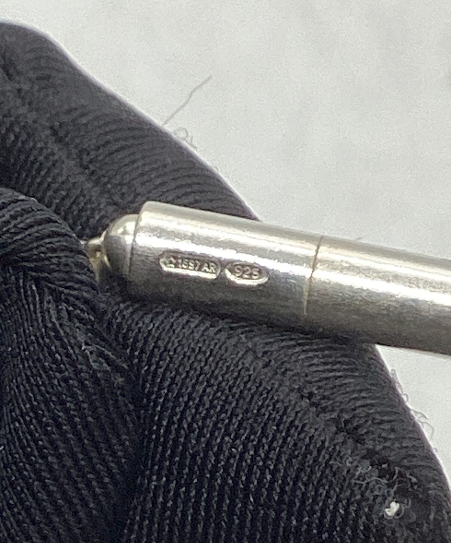 中古・古着通販】GUCCI (グッチ) ドッグタグチャーム シルバー