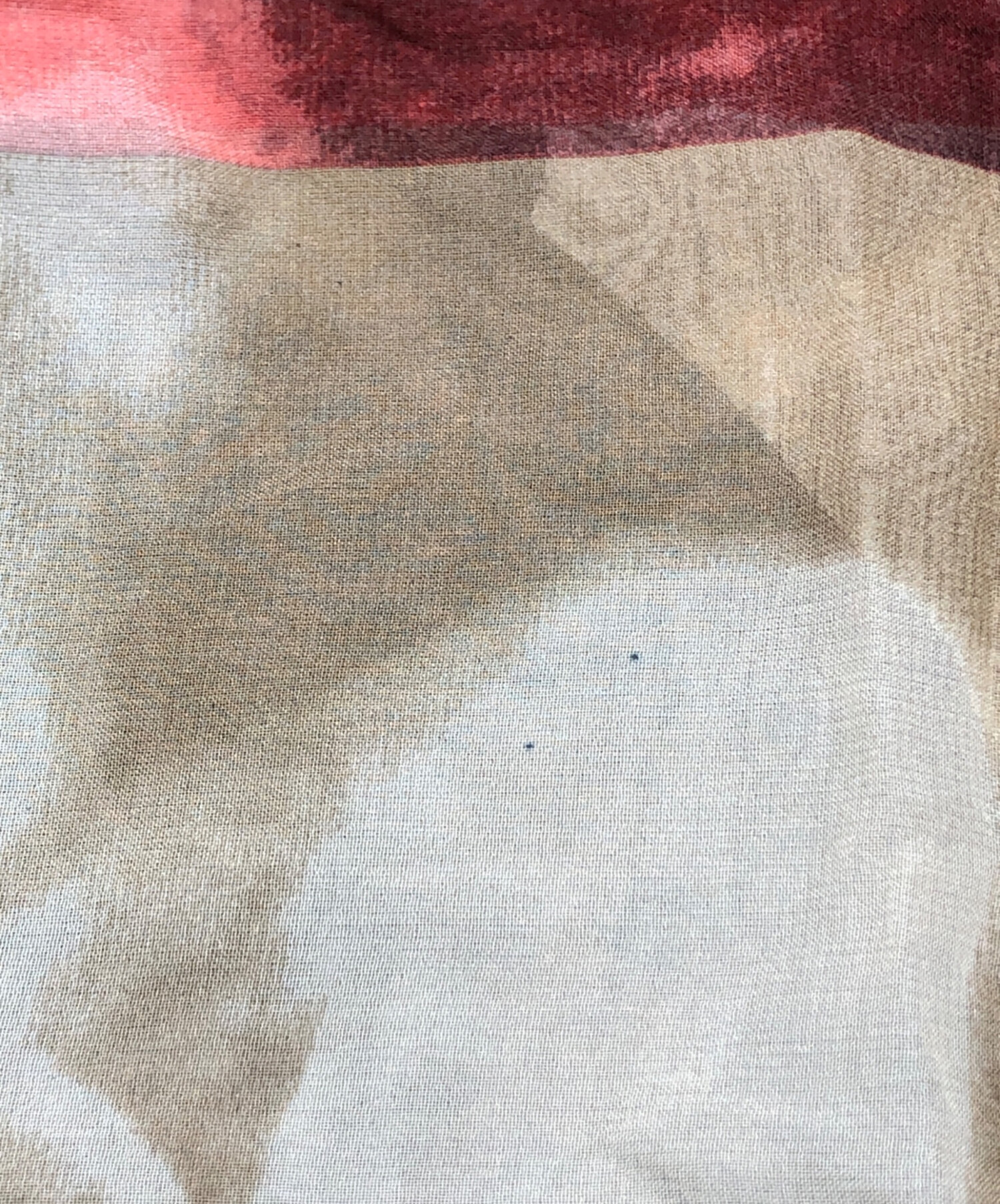 中古・古着通販】CHANEL (シャネル) シルクスカーフ ベージュ サイズ