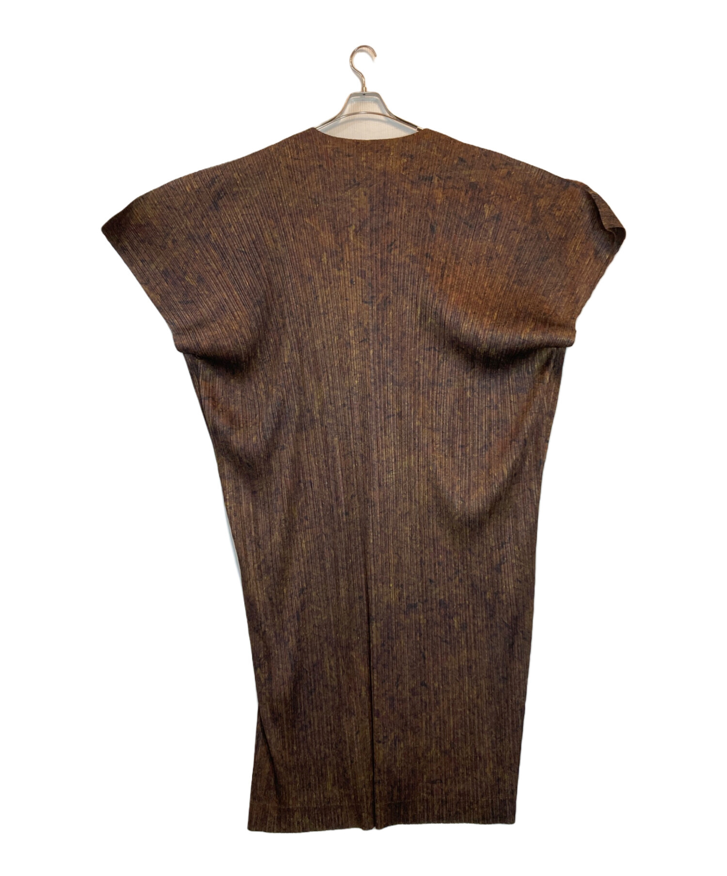 中古・古着通販】PLEATS PLEASE (プリーツプリーズ) 落葉総柄 変形