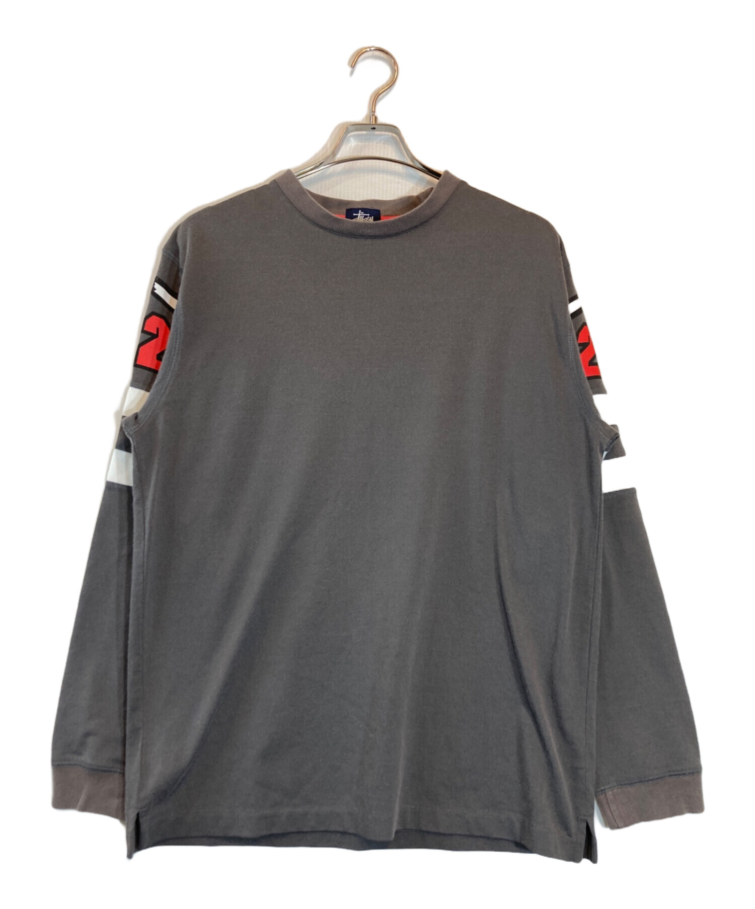 中古・古着通販】stussy (ステューシー) バックプリントカットソー 