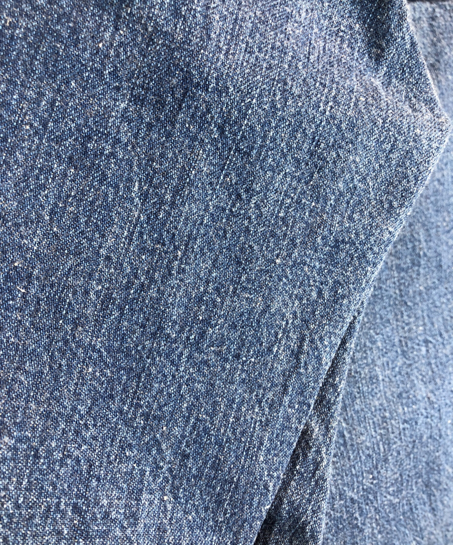 中古・古着通販】COMOLI (コモリ) ベルテッドデニムパンツ インディゴ