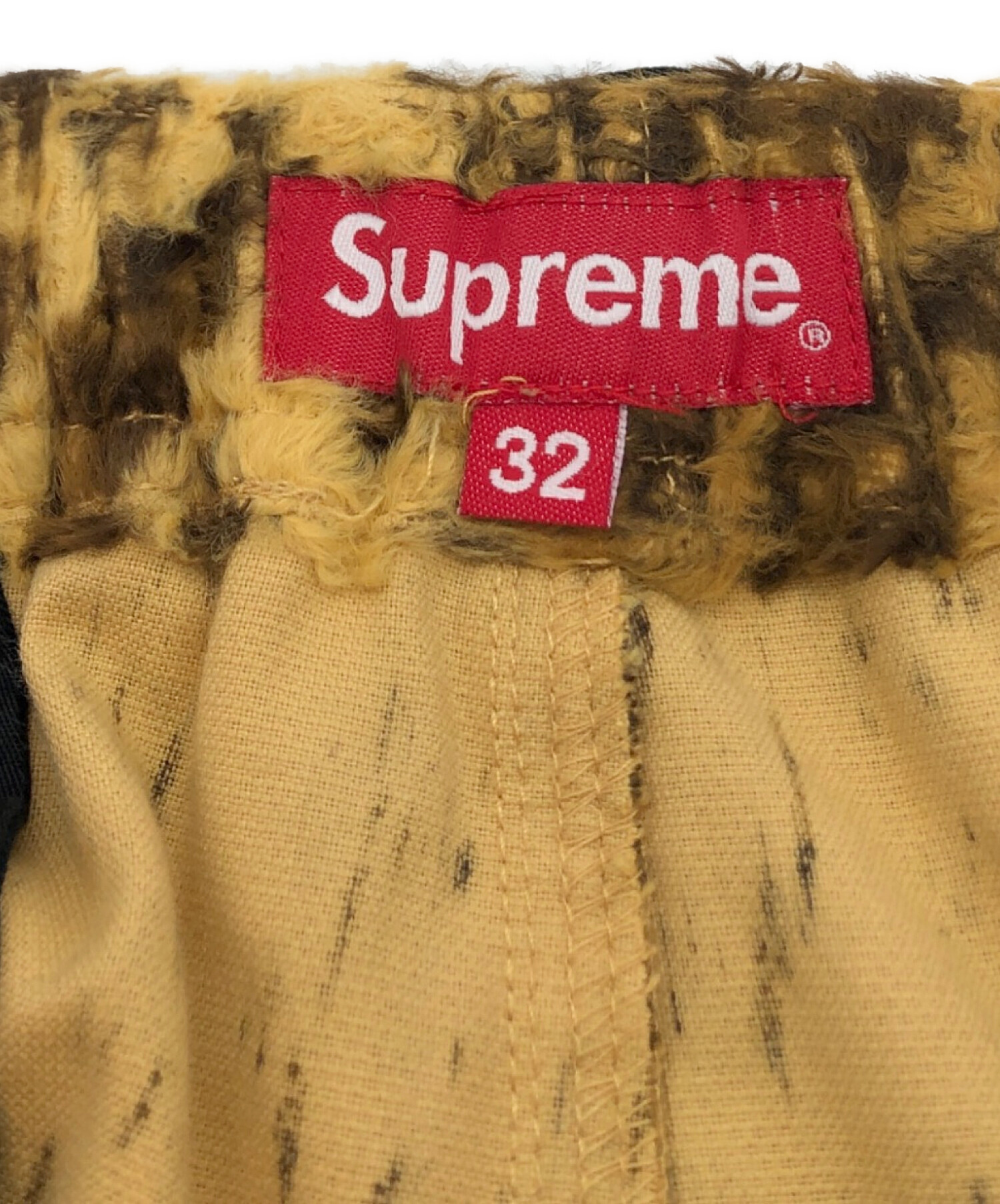 中古・古着通販】SUPREME (シュプリーム) Fur Belted Short ブラウン