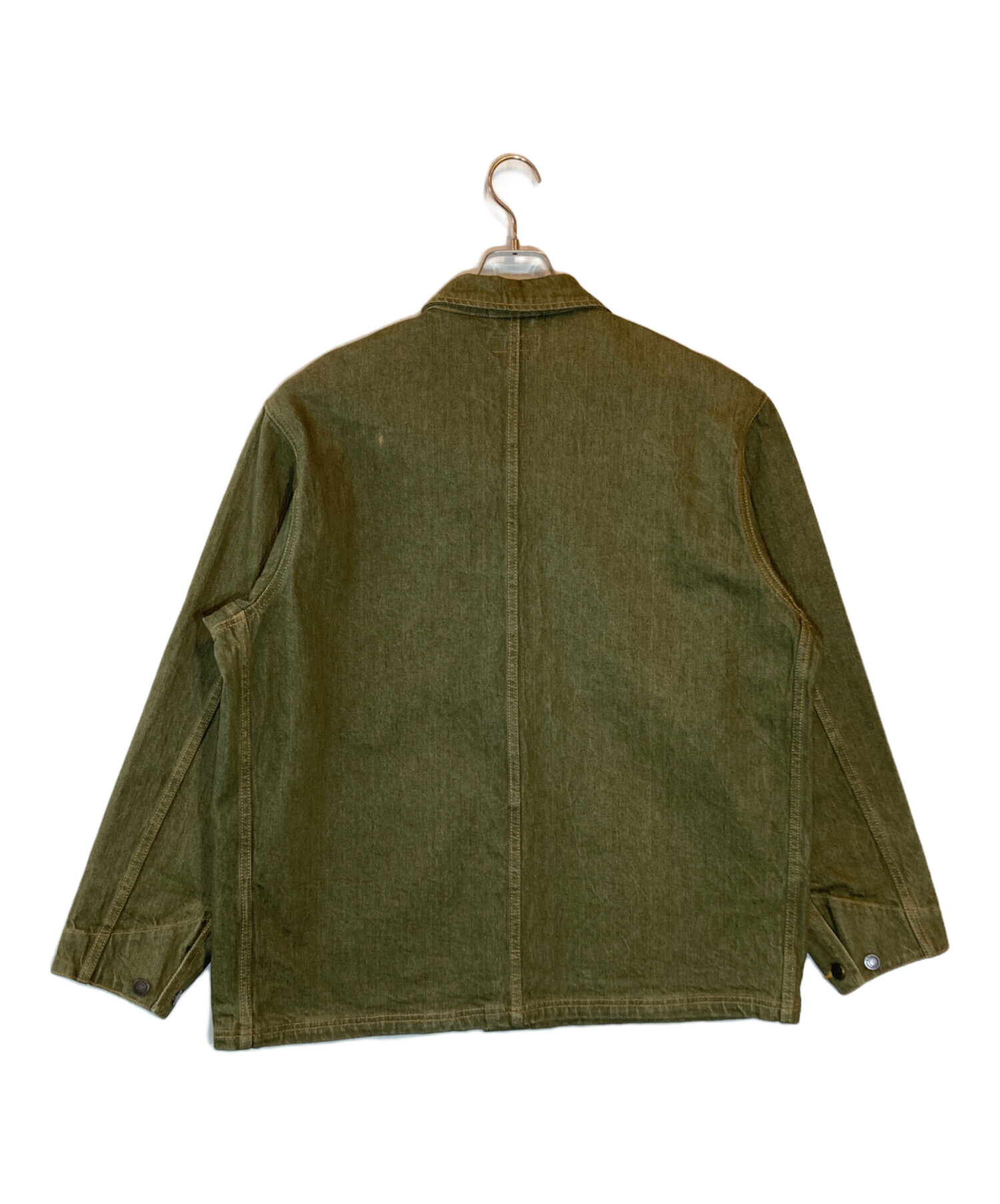 中古・古着通販】Supreme (シュプリーム) Denim chore coat カーキ