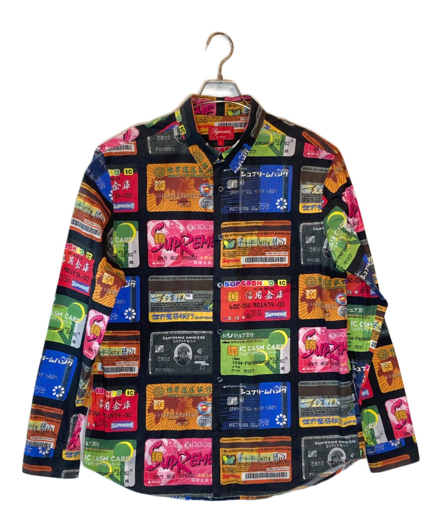 中古・古着通販】Supreme (シュプリーム) Credit Cards Shirt マルチ