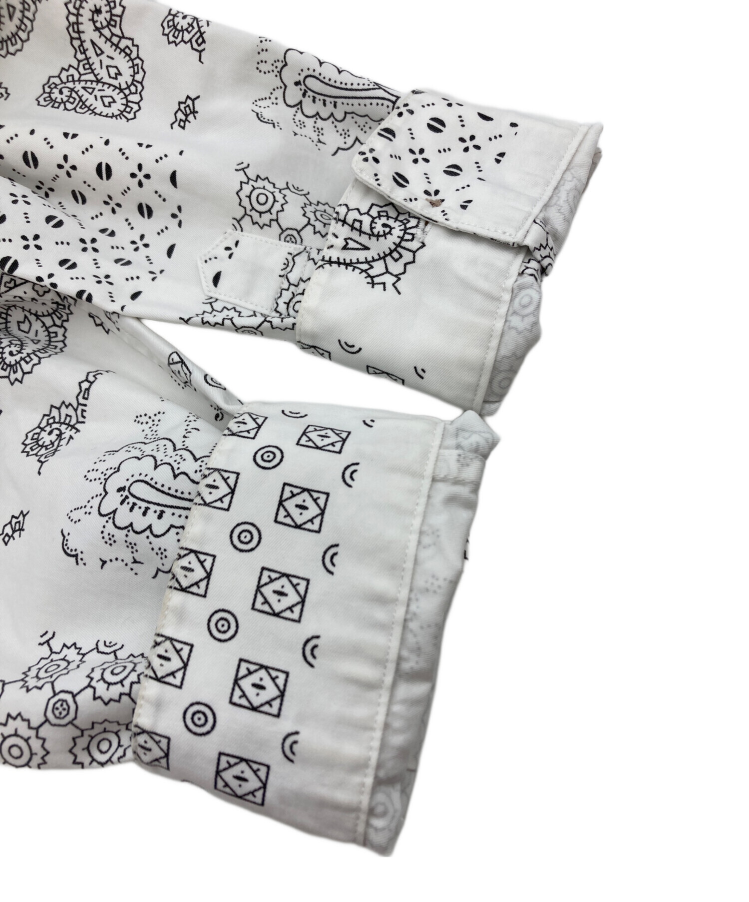 中古・古着通販】Supreme (シュプリーム) Paisley Grid Shirt ホワイト