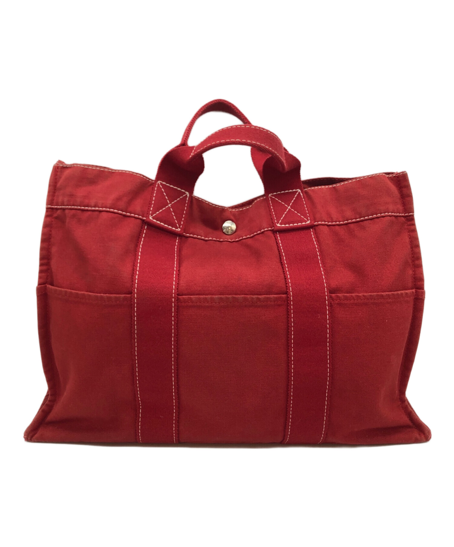 中古・古着通販】HERMES (エルメス) ドーヴィルMMキャンバストート