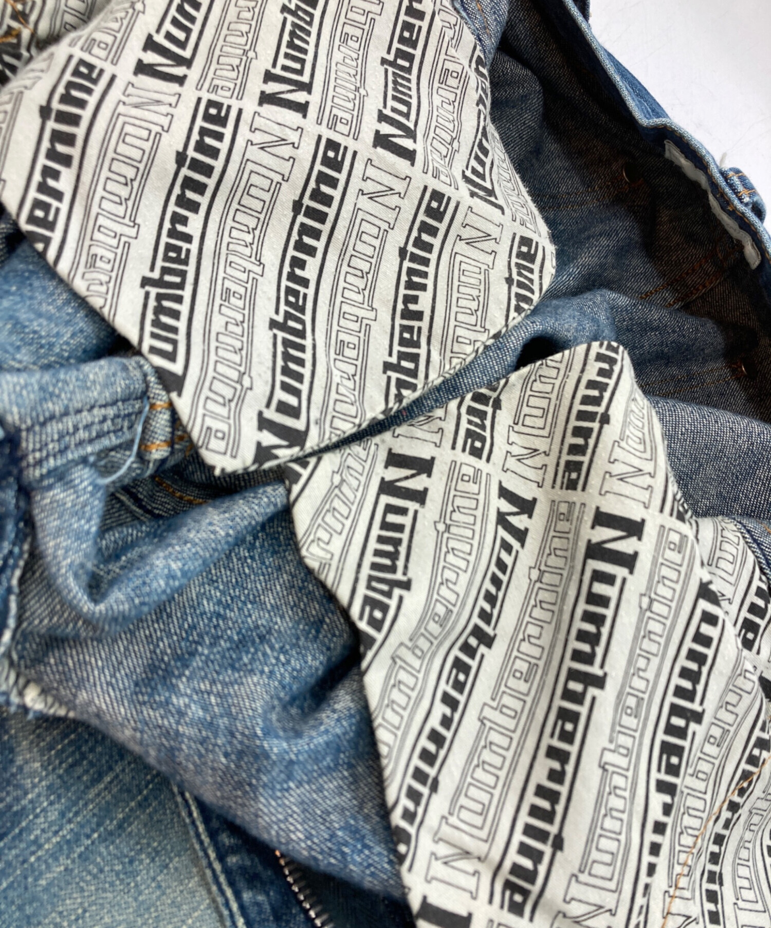 中古・古着通販】NUMBER (N)INE (ナンバーナイン) パッチワークデニム