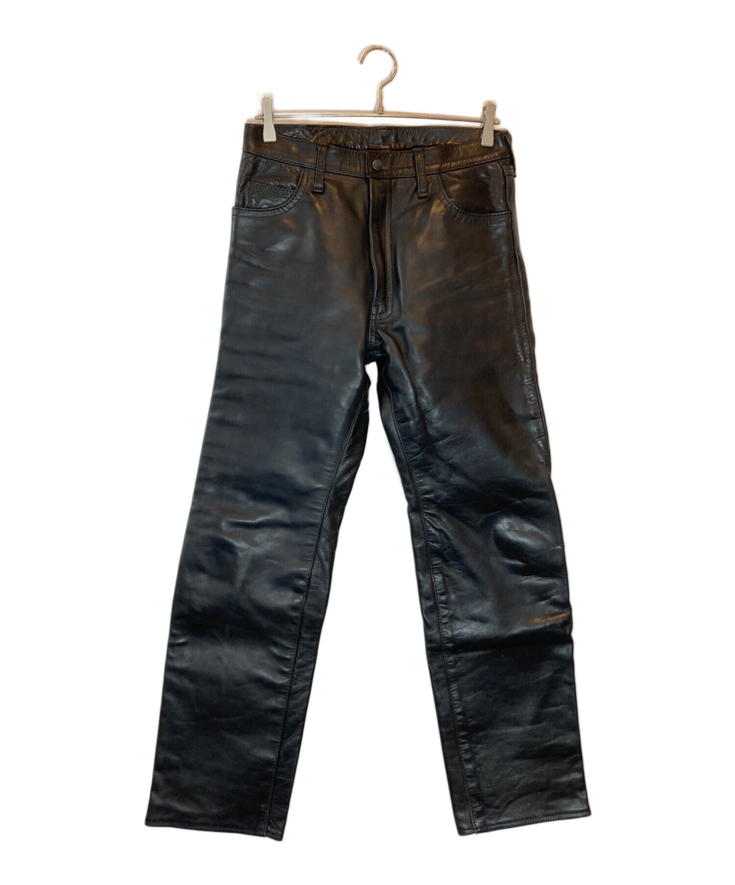 Aero Leather 馬革　レザーパンツ　サイズ32 AERO LEATHER】【ボトムス】エアロレザー『レザーパンツ size32