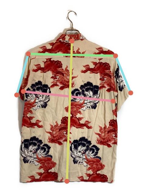 中古・古着通販】Sun Surf (サンサーフ) 唐獅子牡丹アロハシャツ