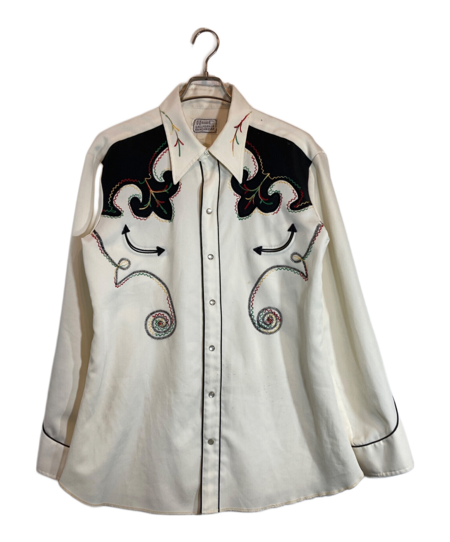 中古・古着通販】H BAR C (エイチバーシー) 刺繍入りウエスタンシャツ