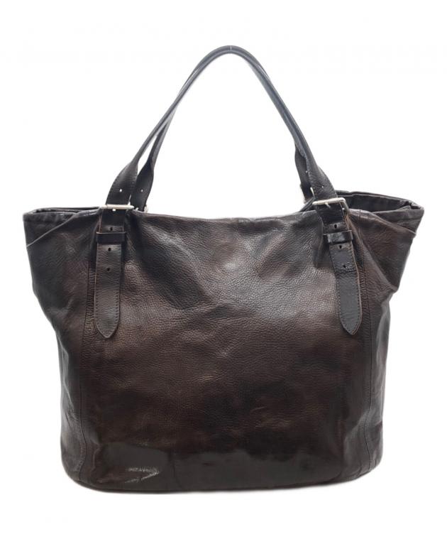 中古・古着通販】Felisi (フェリージ) レザートートバッグ ブラウン