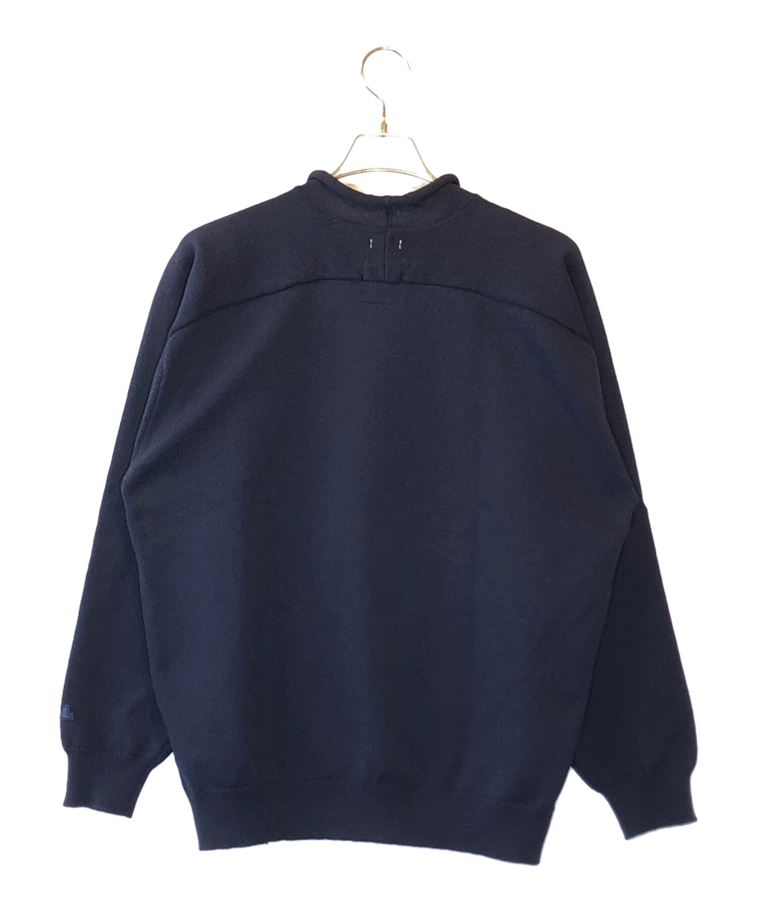 中古・古着通販】nanamica (ナナミカ) 12G Crew Neck Sweater ネイビー