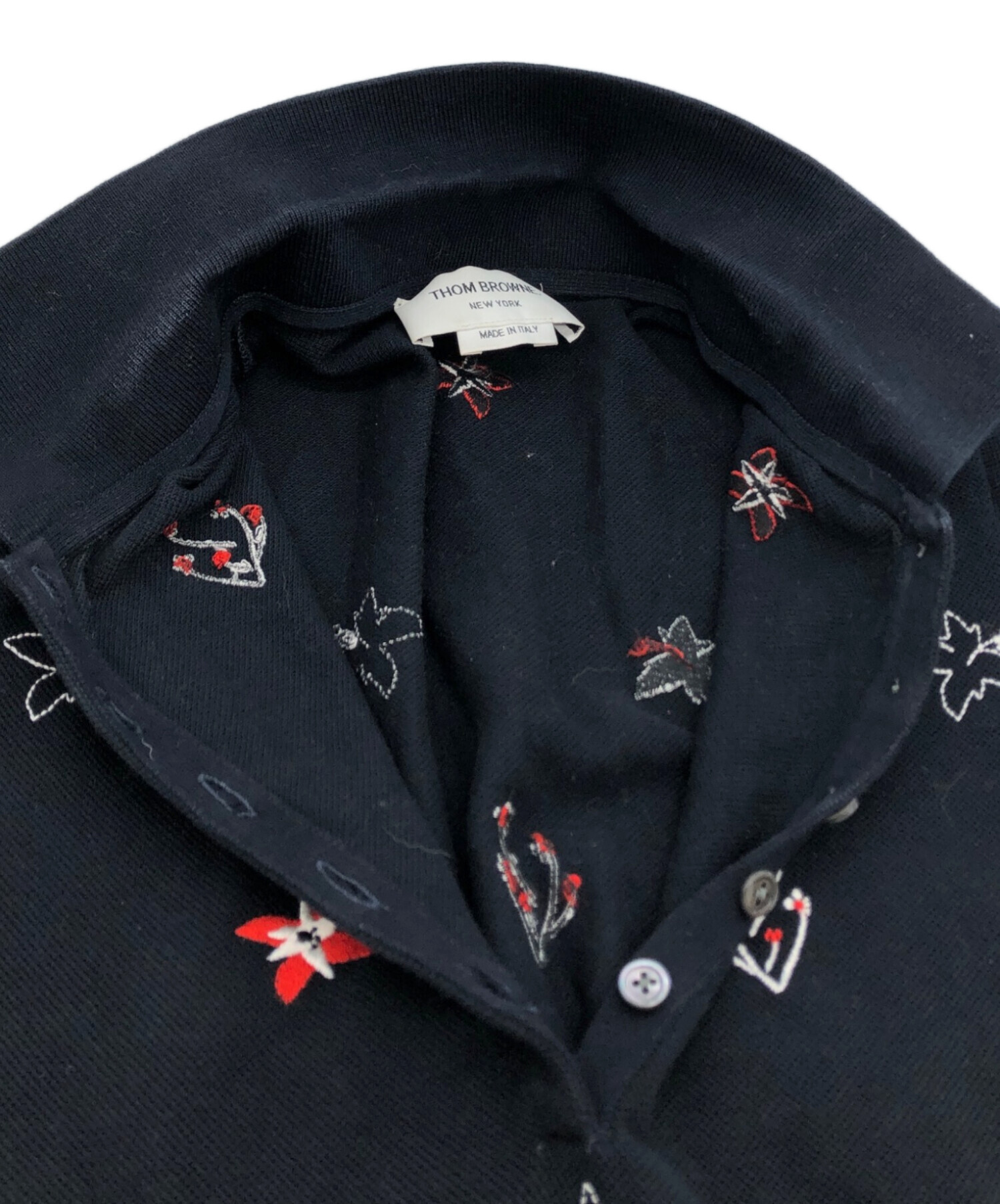 中古・古着通販】Thom Browne (トムブラウン) 刺繍ポロワンピース