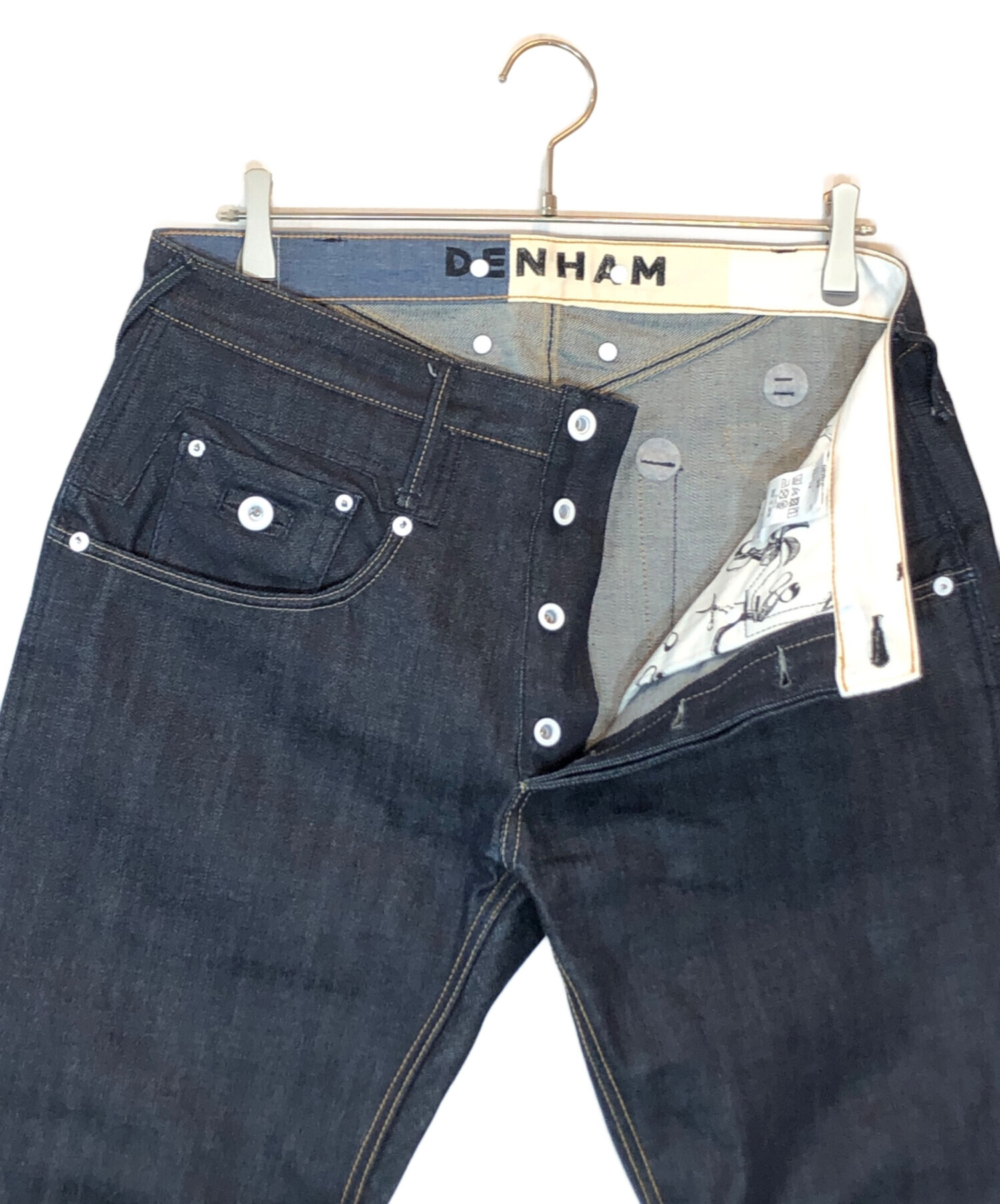 中古・古着通販】Denham (デンハム) クロスバック デニムパンツ