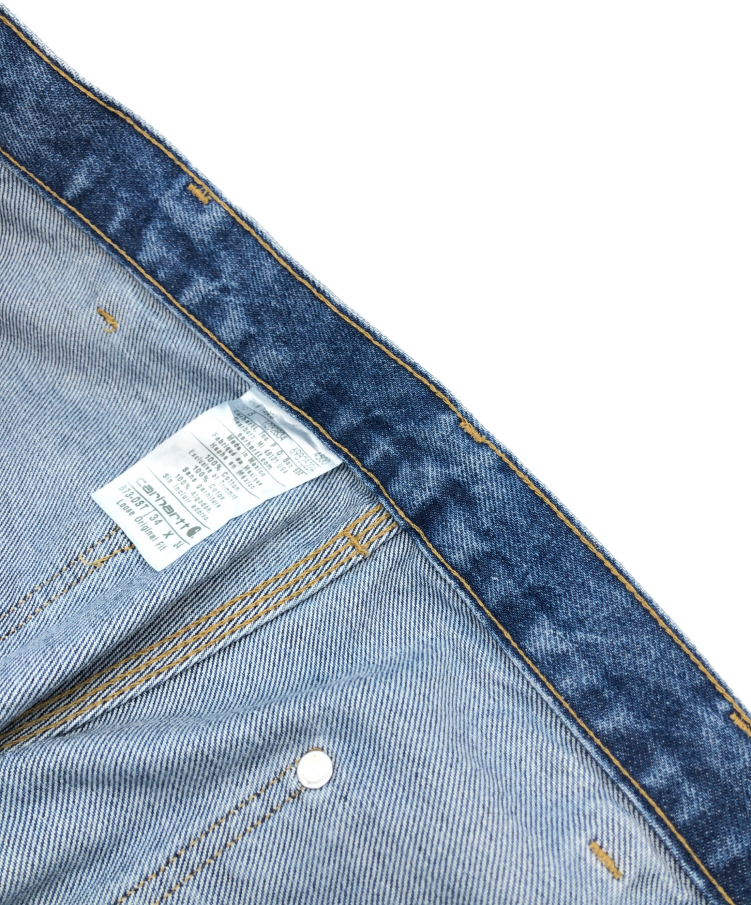 中古・古着通販】CarHartt (カーハート) ダブルニーデニムパンツ
