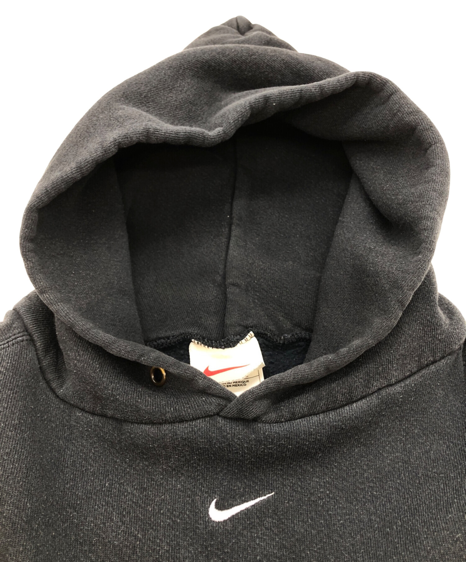 中古・古着通販】NIKE (ナイキ) センタースウッシュパーカー ブラック