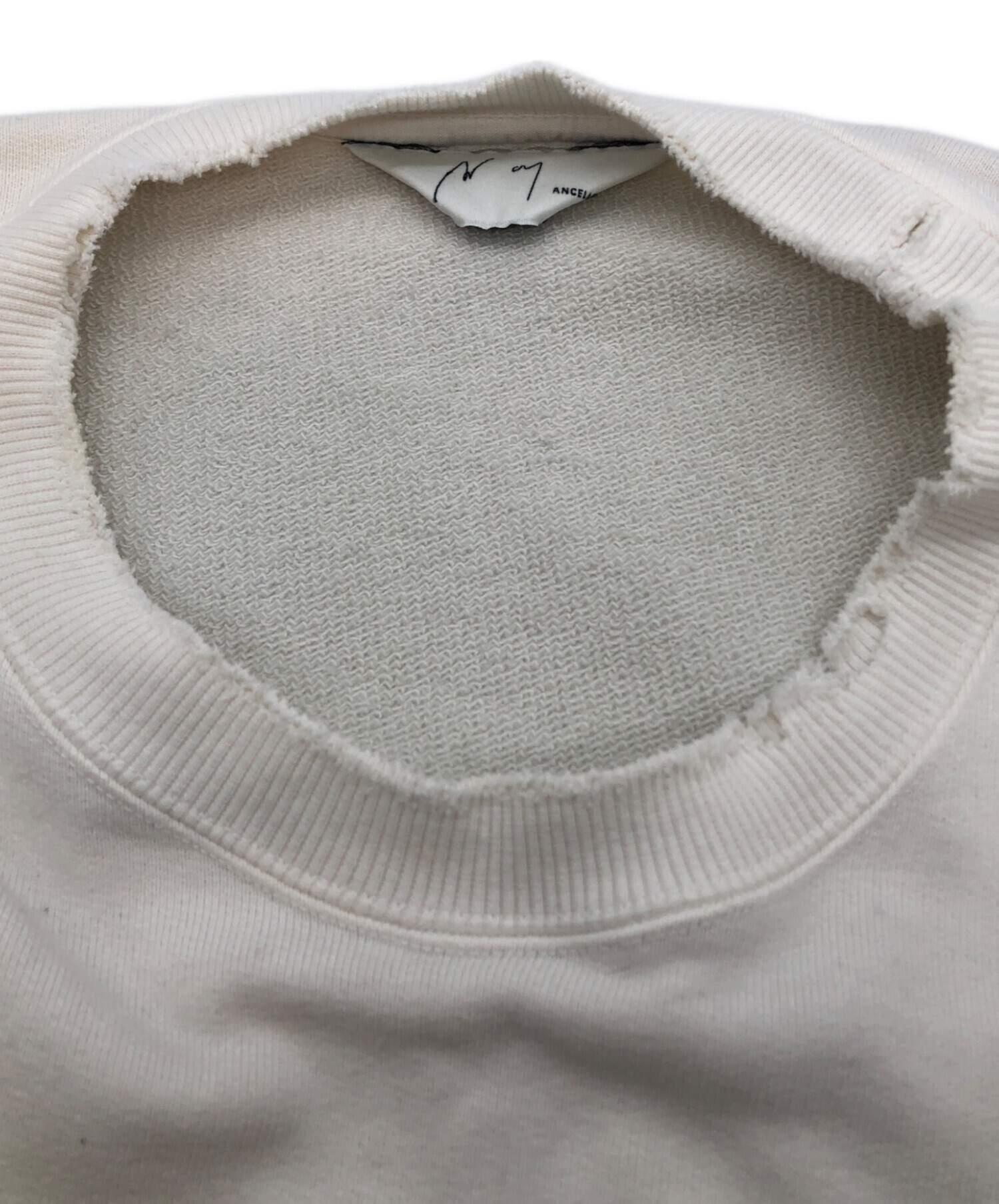 中古・古着通販】ANCELLM (アンセルム) AGING OVER SWEAT SHIRT 