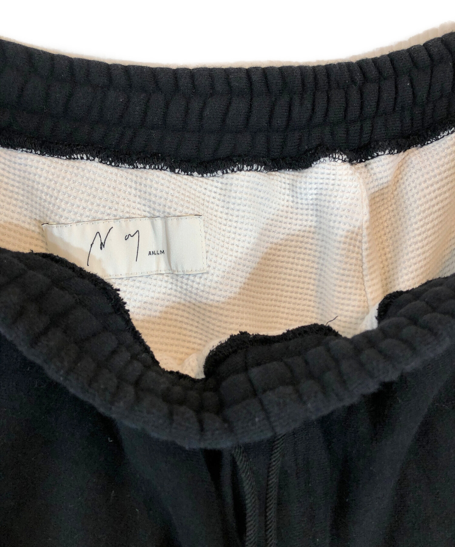 中古・古着通販】ANCELLM (アンセルム) CRASH SWEAT LAYERED PANTS