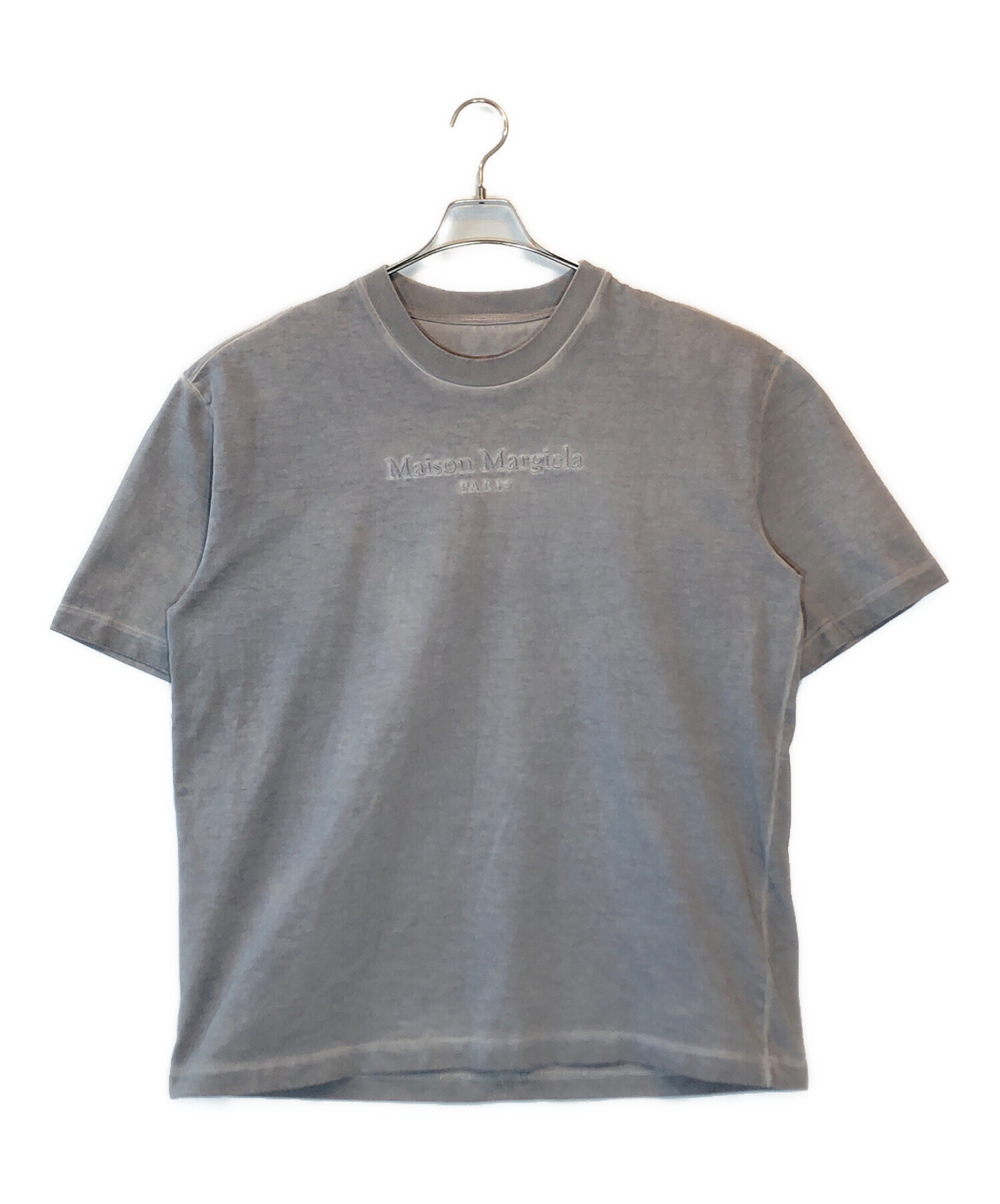 Maison Margiela グレー Tシャツ サイズ44 中古・古着通販】Maison Margiela (メゾンマルジェラ) EMBROIDERED