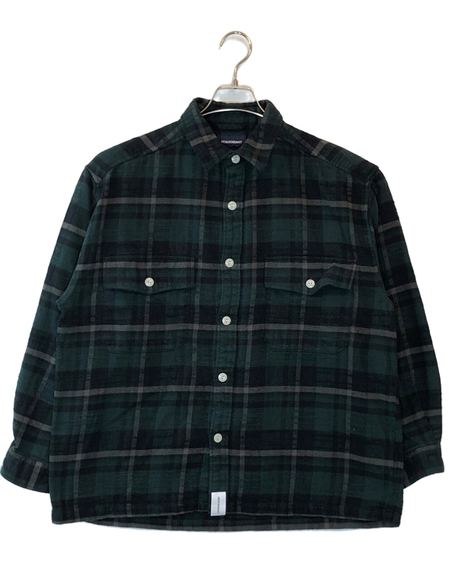 中古・古着通販】DESCENDANT (ディセンダント) VANNING PLAID LS SHIRT