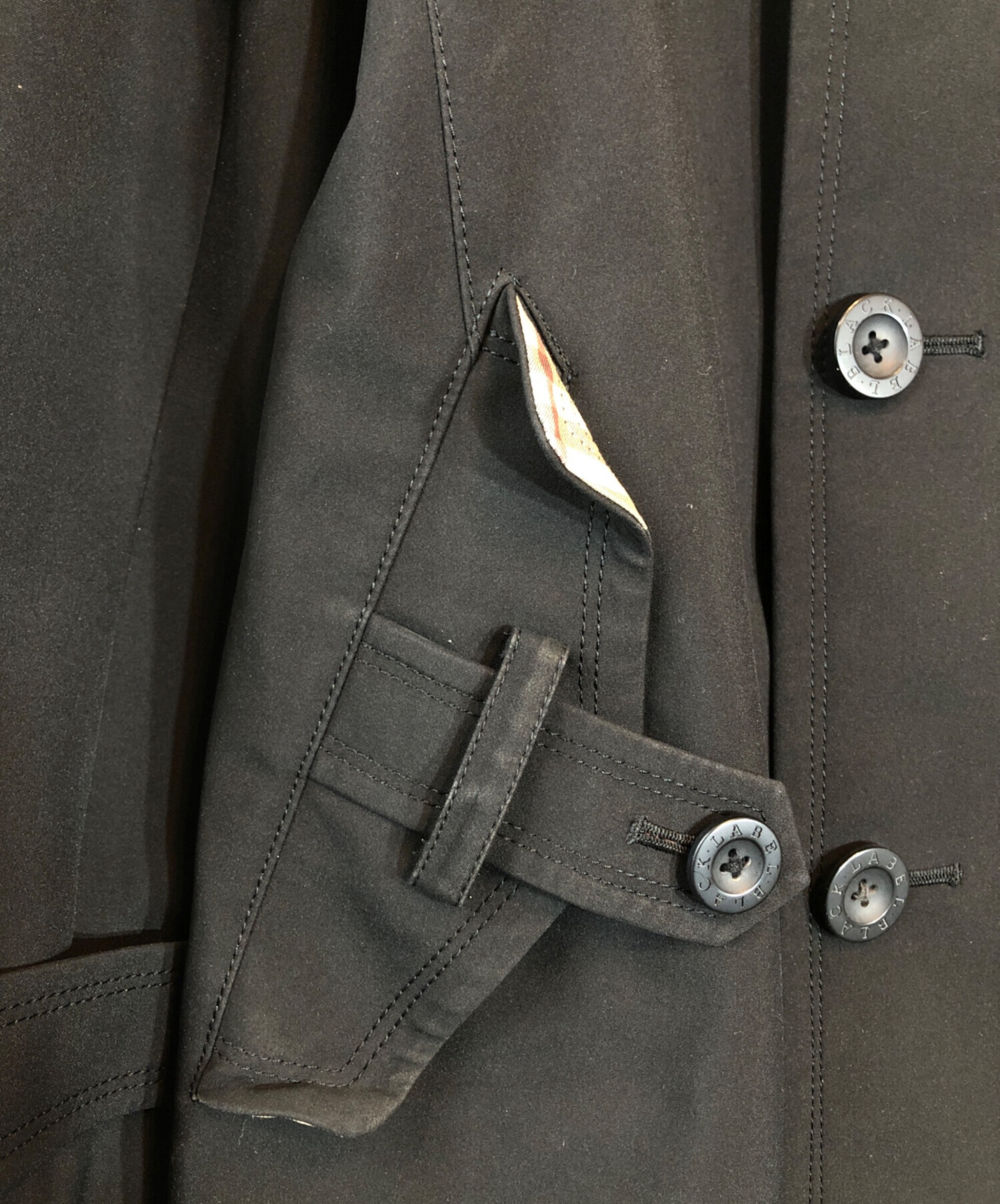 美品⭐️バーバリーブラックレーベル　トレンチコート　パッカブル　ノバチェック　M 中古・古着通販】BURBERRY BLACK LABEL (バーバリーブラックレーベル