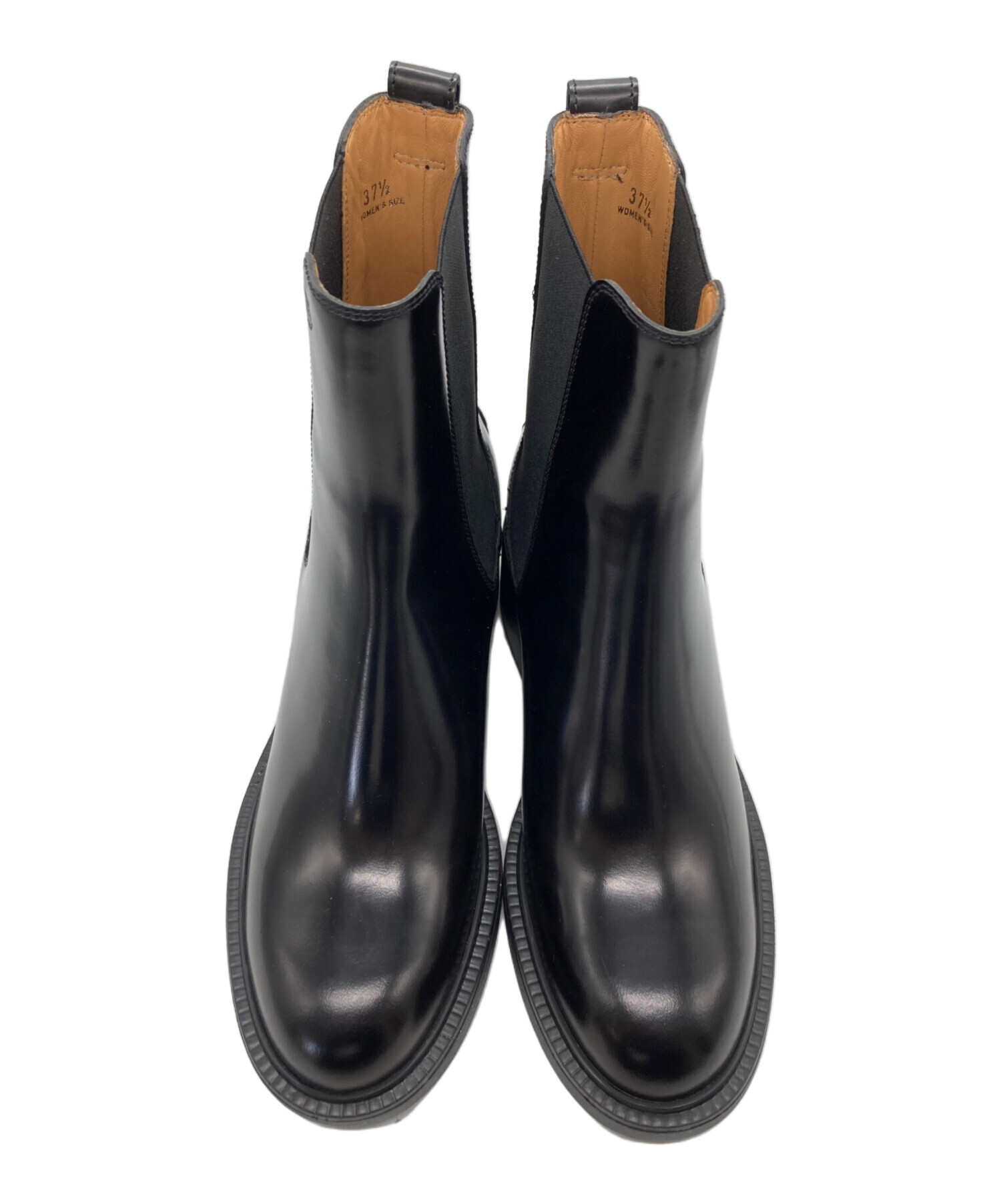 中古・古着通販】TOD'S (トッズ) レザーアンクルブーツ ブラック 中古・古着通販】TOD'S (トッズ) レザーアンクルブーツ ブラック