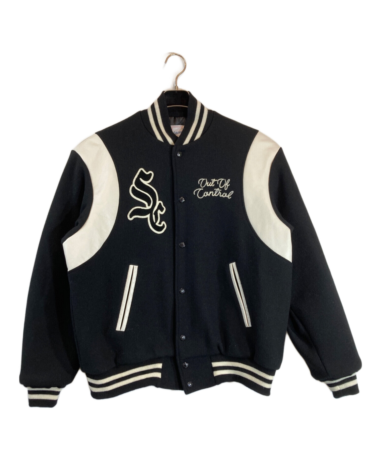 中古・古着通販】Subculture (サブカルチャー) スタジャン ブラック 中古・古着通販】Subculture (サブカルチャー) スタジャン ブラック