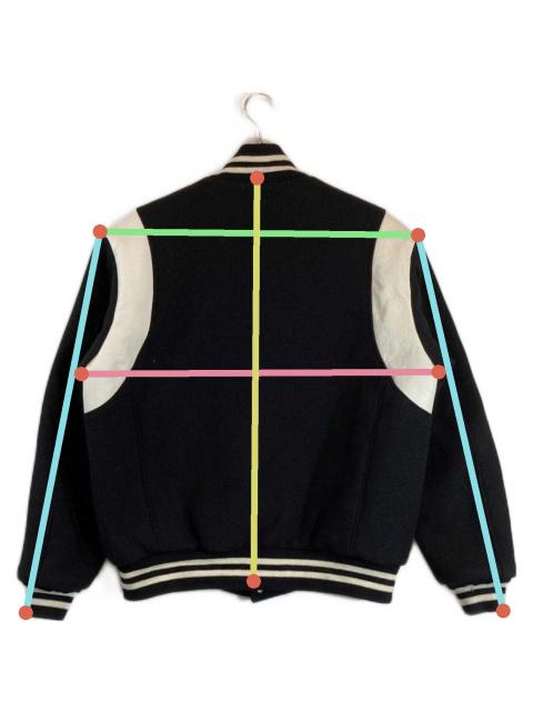 中古・古着通販】Subculture (サブカルチャー) スタジャン ブラック 中古・古着通販】Subculture (サブカルチャー) スタジャン ブラック