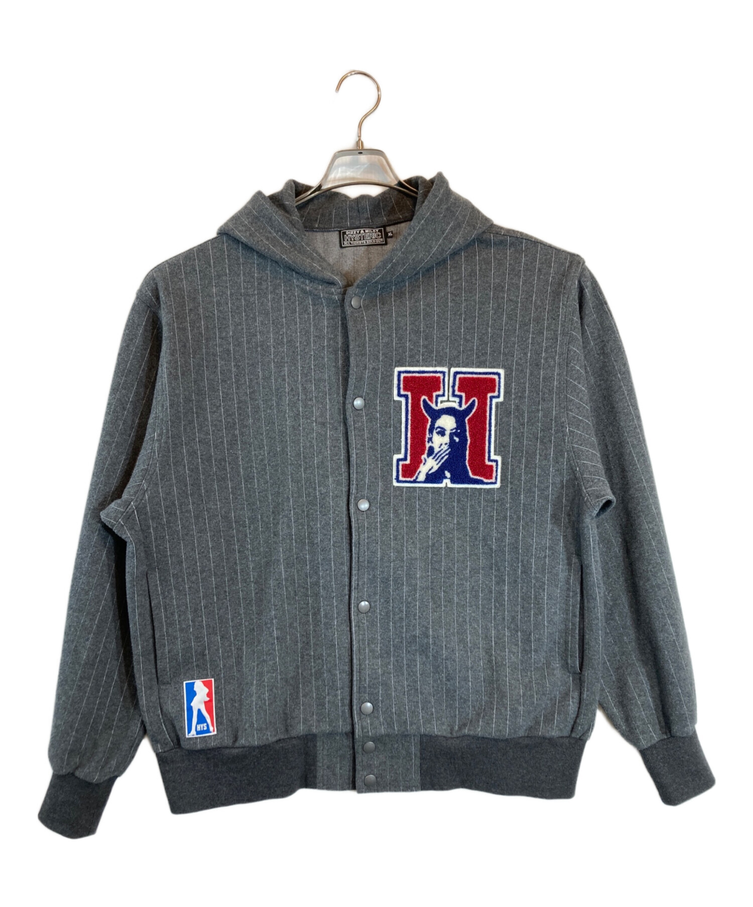 HYSTERIC GLAMOUR ミリタリージャケット パーカー ワッペン 中古・古着通販】Hysteric Glamour (ヒステリックグラマー) SPEAK NO