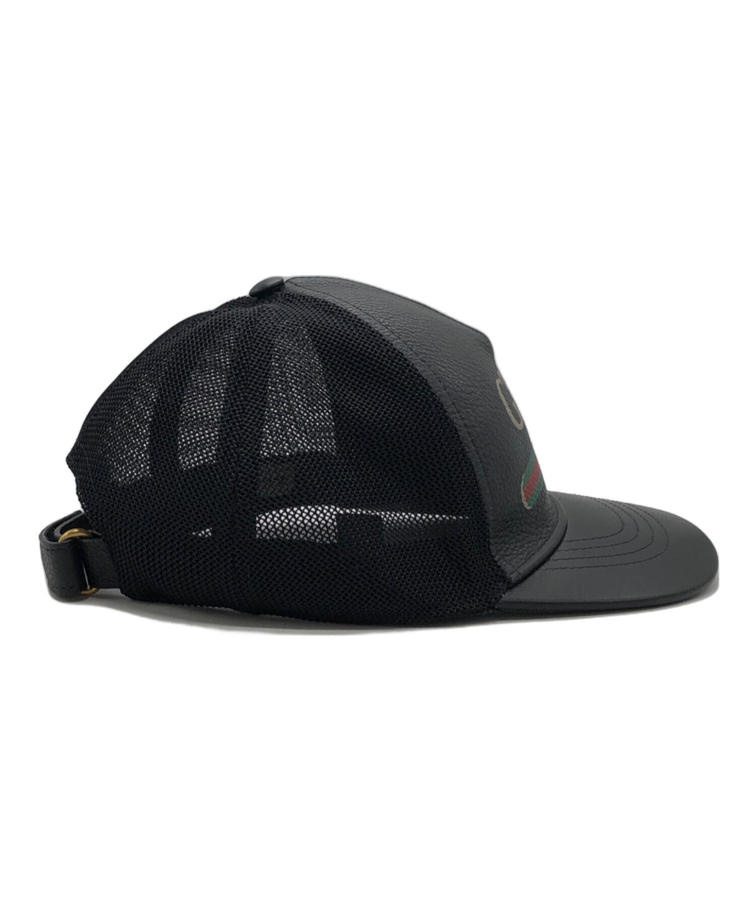 中古・古着通販】GUCCI (グッチ) メッシュキャップ ブラック サイズ:M