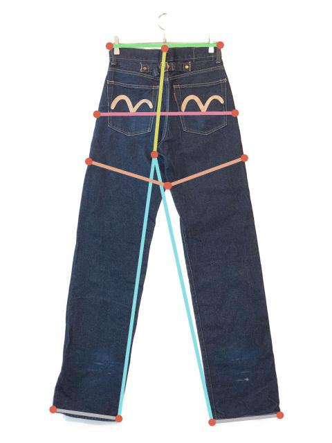 中古・古着通販】EVISU (エヴィス) No.58821 シンチバック セルビッチ
