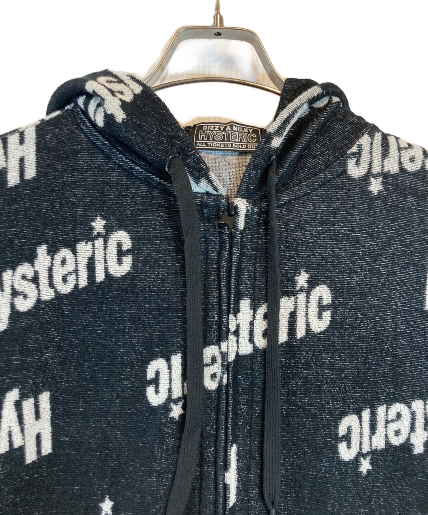 希少 即完売 ヒステリックグラマー パーカー SLANTED LOGO 【公式通販】