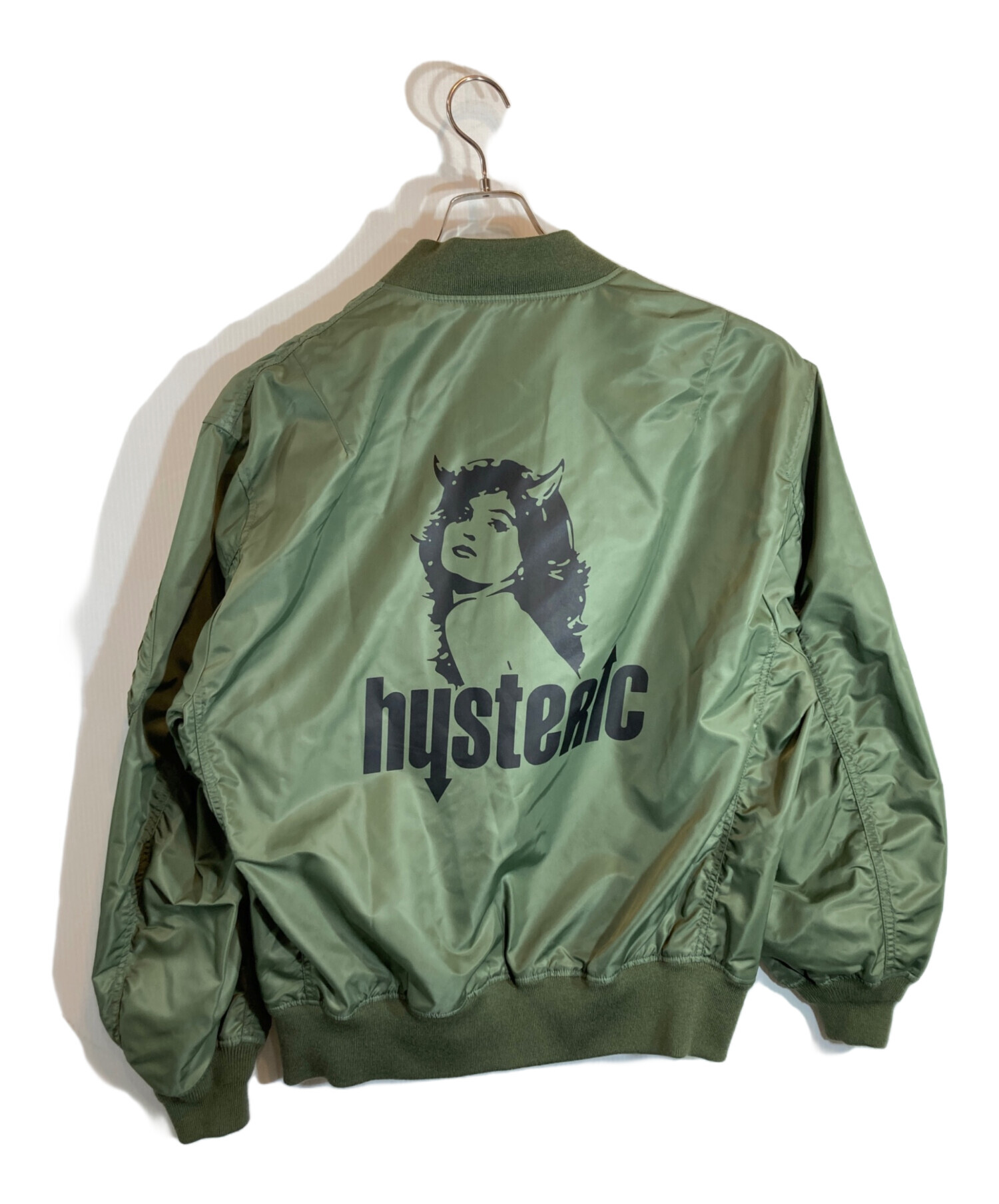 希少！ bx8. HYSTERIC GLAMOUR ナイロンジャケット 緑 希少！ bx8. HYSTERIC GLAMOUR ナイロンジャケット 緑の通販