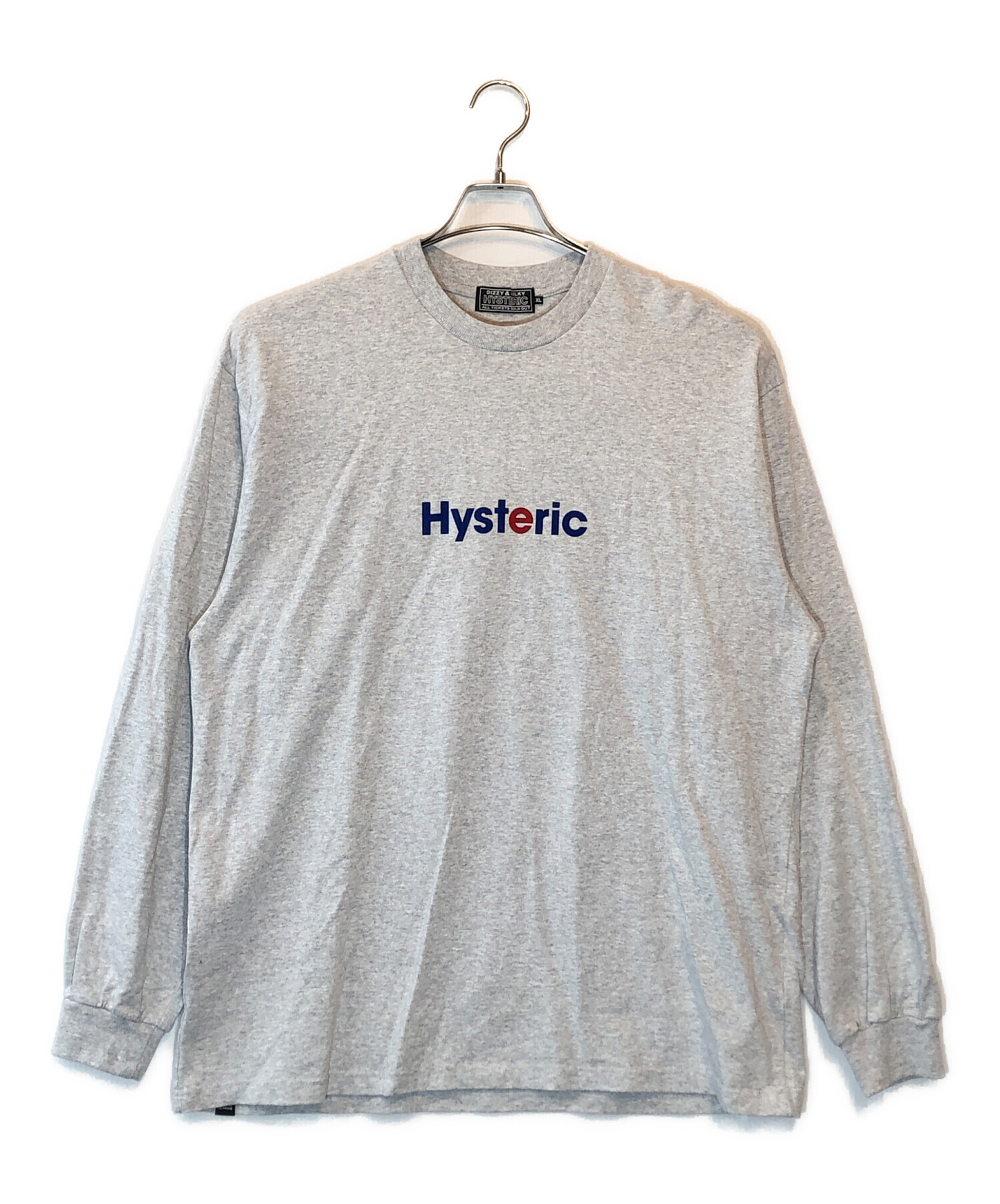 HYSTERIC GLAMOUR グレー長袖Tシャツ 中古・古着通販】Hysteric Glamour (ヒステリックグラマー) METAL