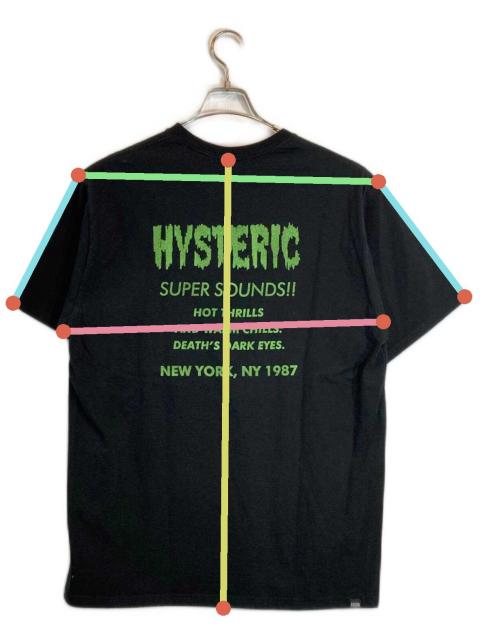 HYSTERIC GLAMOUR Tシャツ　hysteric Rock L HYSTERIC GLAMOUR - HYSTERIC ROCK Tシャツ / オレンジ | Tempt
