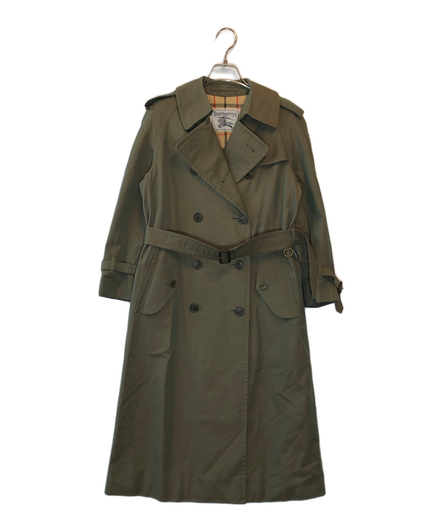 中古・古着通販】BURBERRY (バーバリー) トレンチコート 玉虫色 サイズ