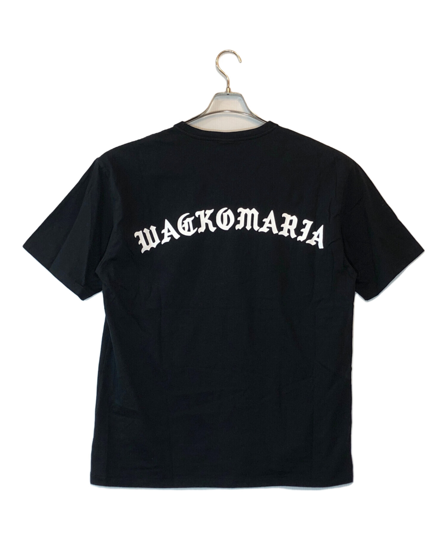 WACKO MARIA マリアプリント Tシャツ ブラック L 中古・古着通販】WACKO MARIA (ワコマリア) プリントTシャツ ブラック