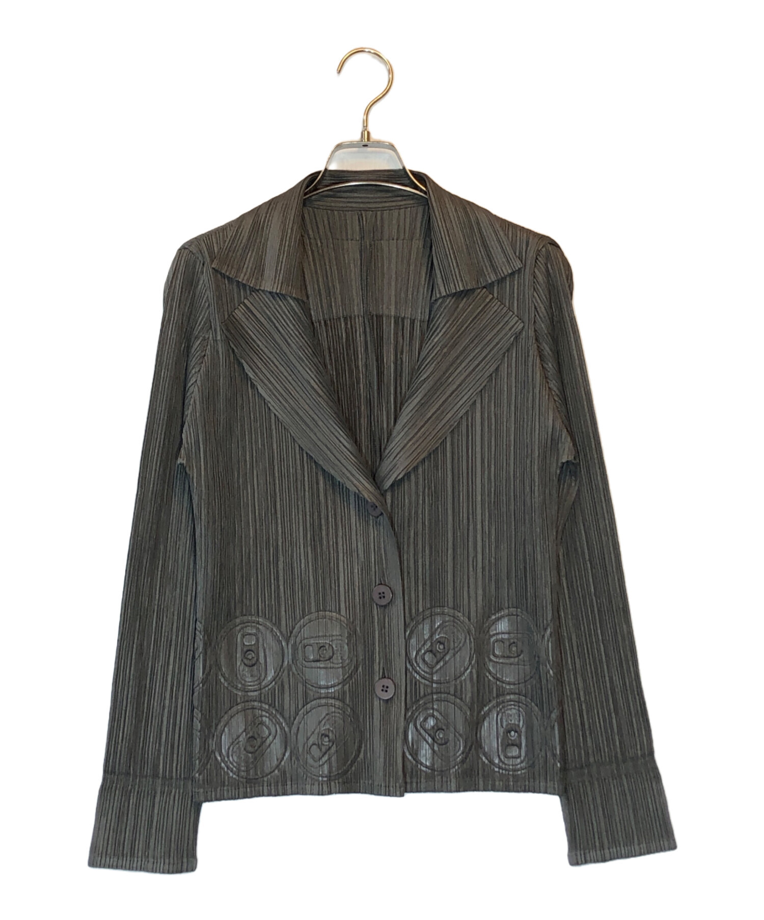 中古・古着通販】PLEATS PLEASE (プリーツプリーズ) 缶プルタブ型押し 
