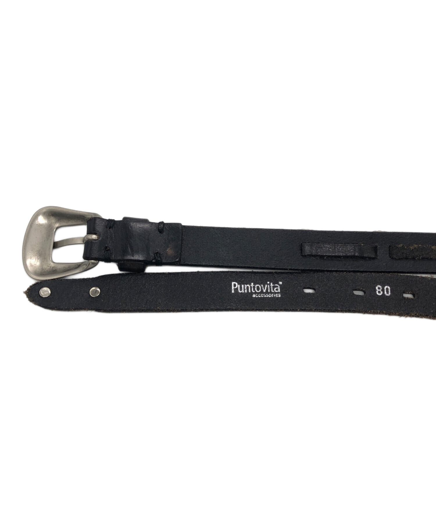 中古・古着通販】PUNTOVITA (プントヴィータ) CONCHO BELT ブラック