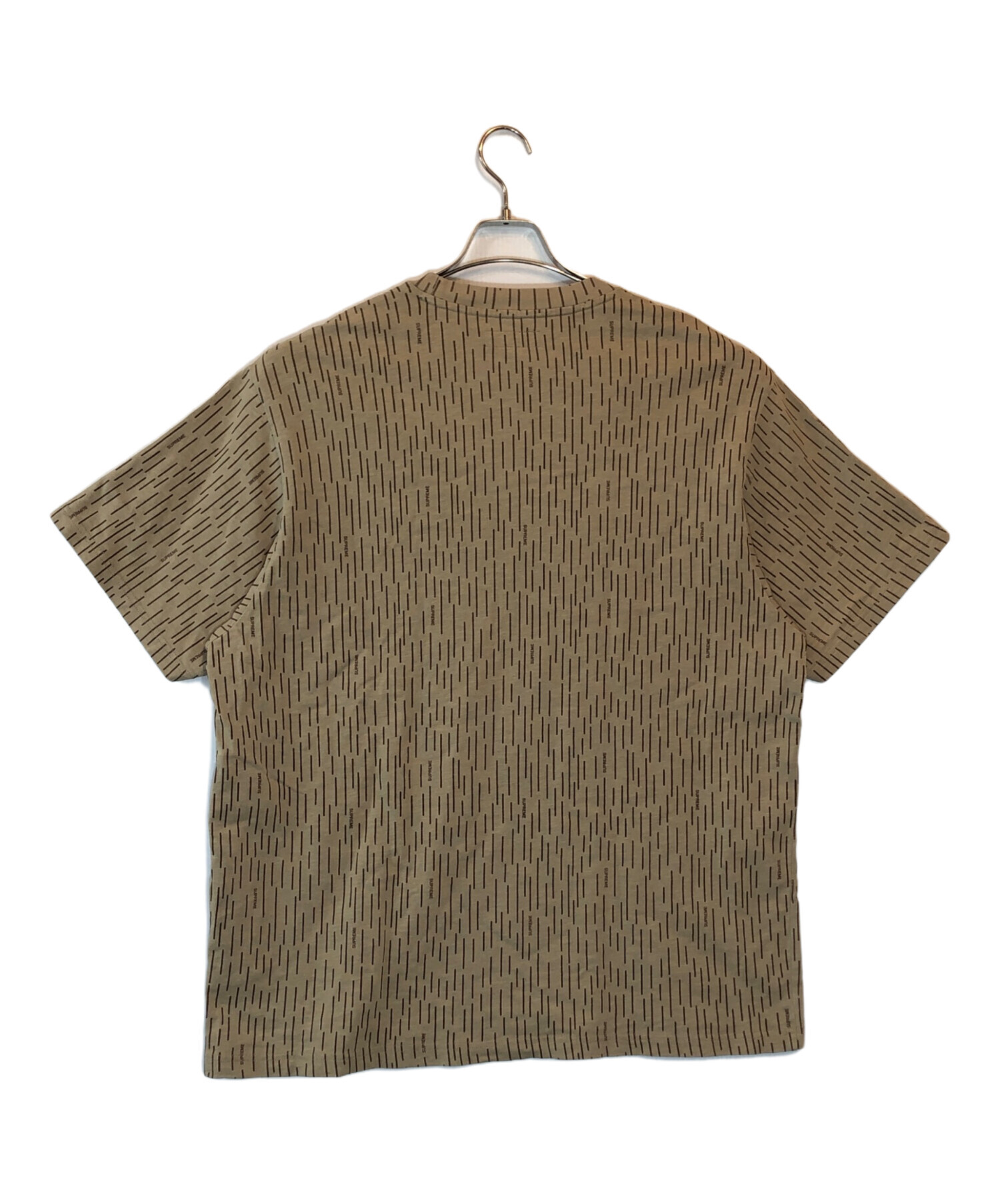 え*め様 【初期モデル】【激レア】SUPREME シュプリーム Digi Tee 中古・古着通販】Supreme (シュプリーム) Pocket Tee Tan Raindrop