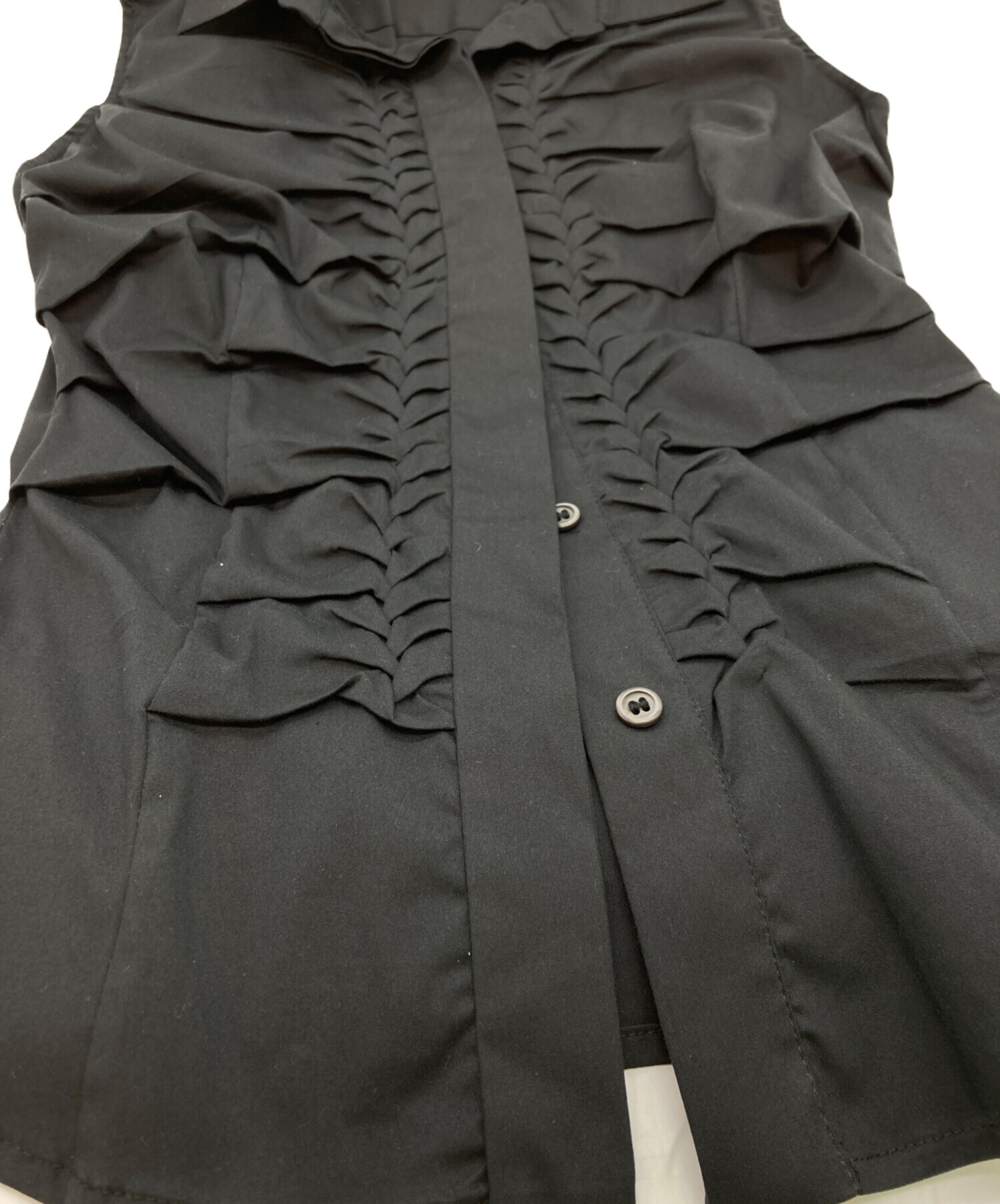 PRADA / プラダ | ノースリーブ シャツ ブラウス | 42 | エクリュ | レディース PRADA - プラダ PRADA シャツ ブラウス ノースリーブ コットン
