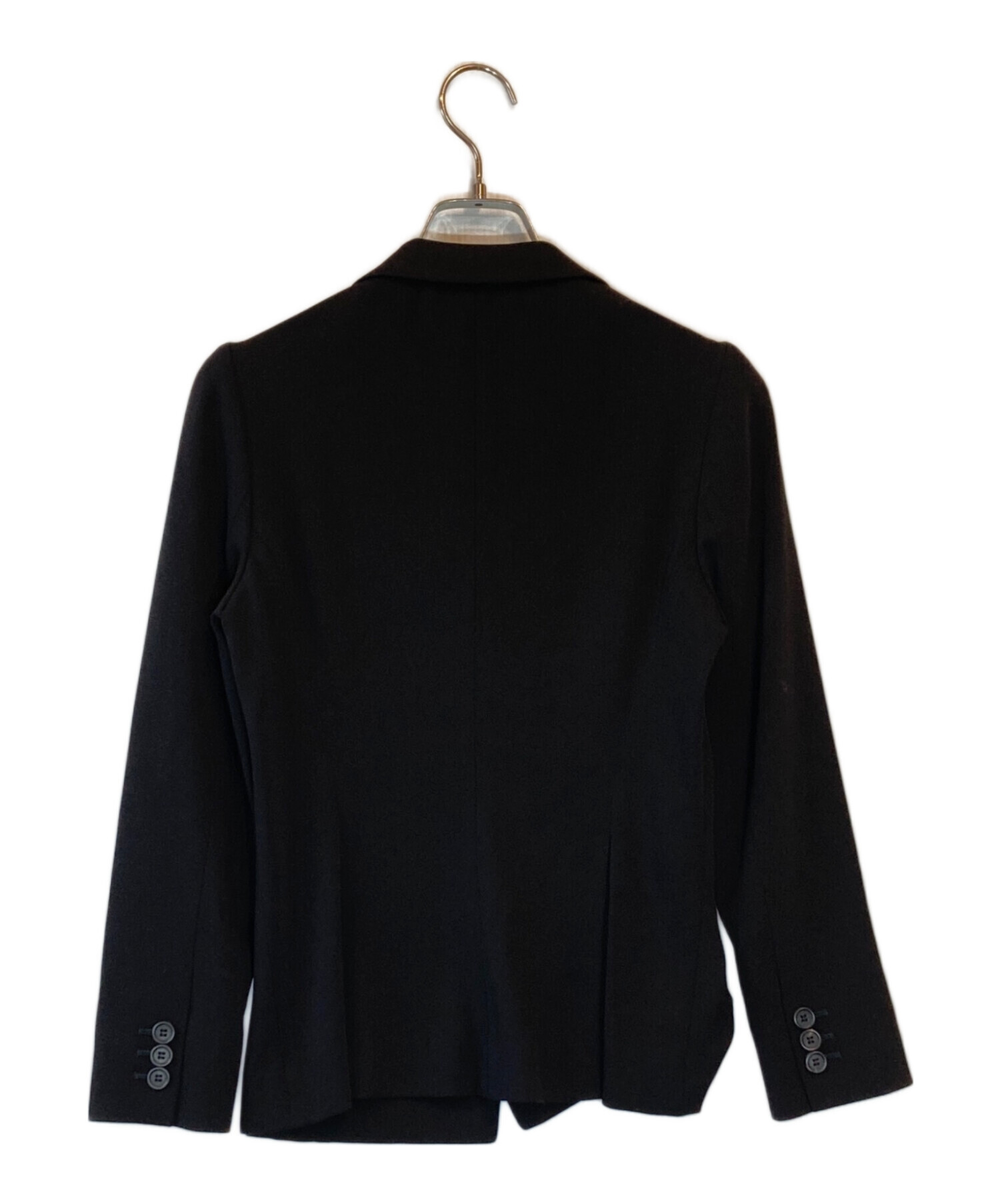 希少 美品 PRADA プラダ 3B デザイン テーラードジャケット 黒 38 reine-web_23-041710