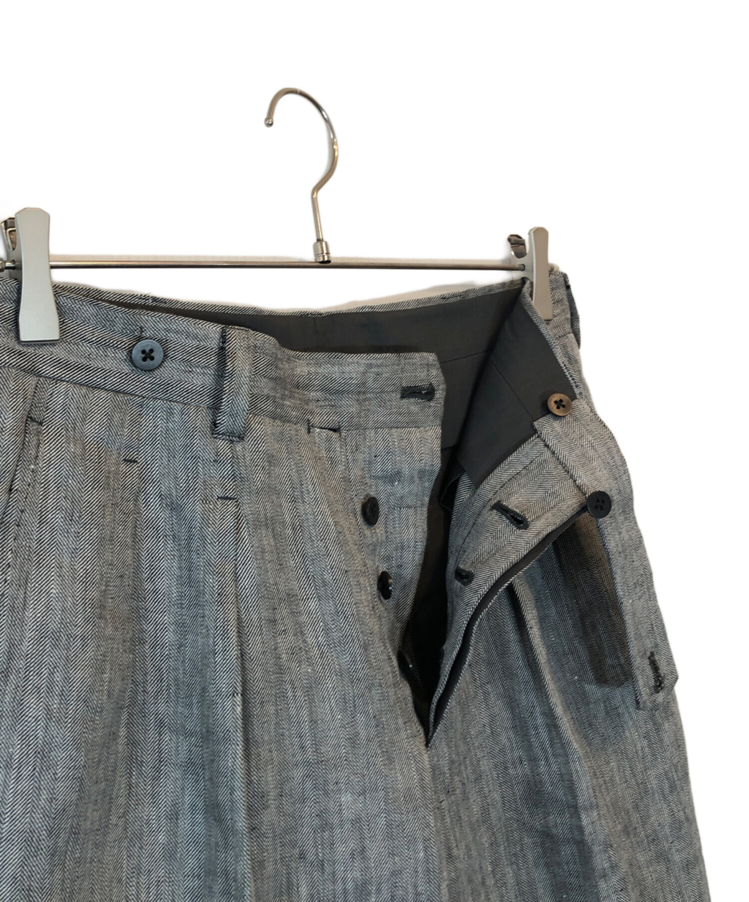 Igarashi Trousers イガラシトラウザーズ 樹脂製ハンガー　20本 中古・古着通販】IGARASHI TROUSERS (イガラシ トラウザーズ) 2タック