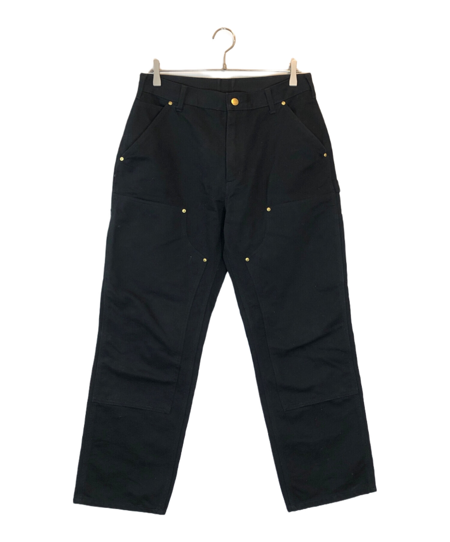 カーハート　ダブルニー　w32L30 ブラック 中古・古着通販】CarHartt (カーハート) ダブルニーペインターパンツ