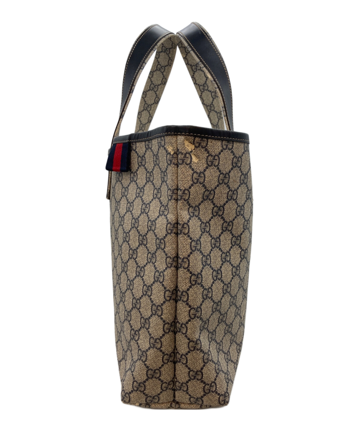 美品 GUCCI グッチ GGスプリーム トートバッグ 中古・古着通販】GUCCI (グッチ) GGスプリーム キャンバストートバッグ