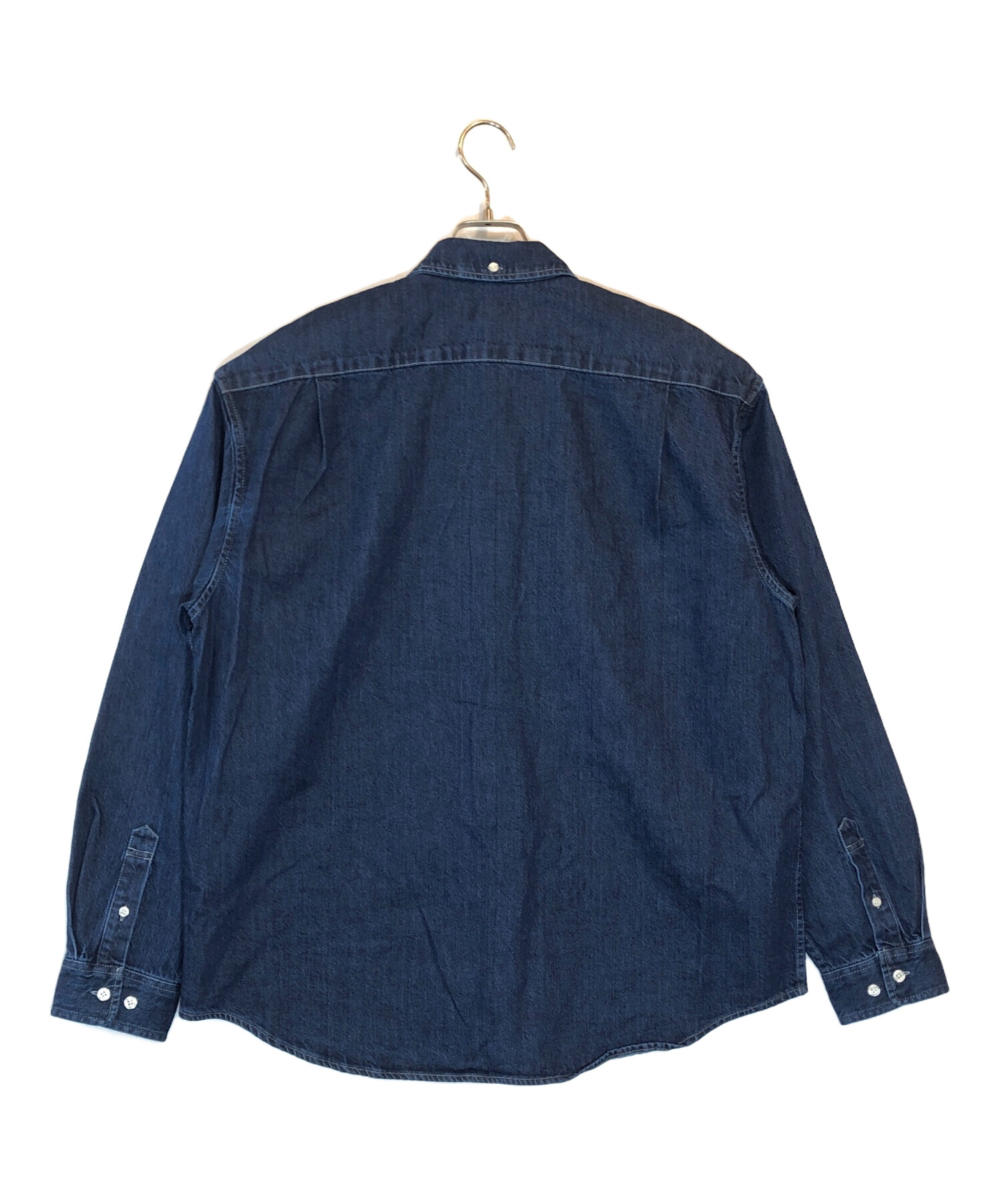 美品 Supreme シュプリーム モノグラム インディゴ デニムシャツ M 中古・古着通販】Supreme (シュプリーム) Small Box Shirt rInsed
