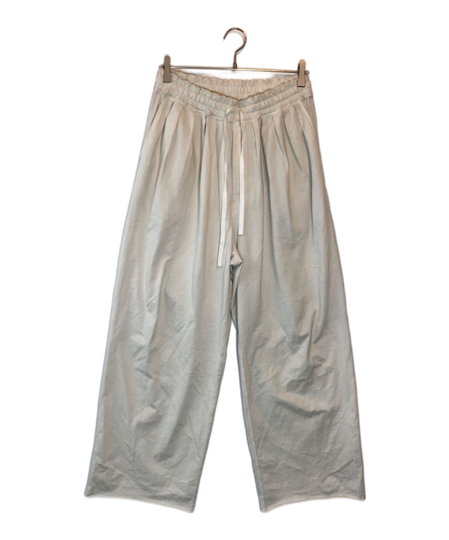 中古・古着通販】ANCELLM (アンセルム) Drape Wide Easy Cut Slacks 