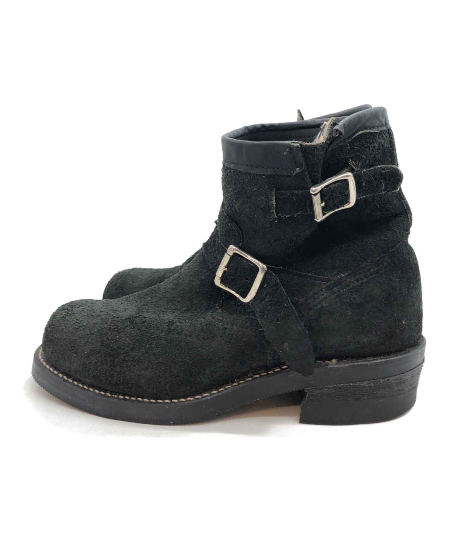CHIPPEWA エンジニアブーツ スエード 28.0 中古・古着通販】CHIPPEWA (チペワ) ブラックスエード エンジニア