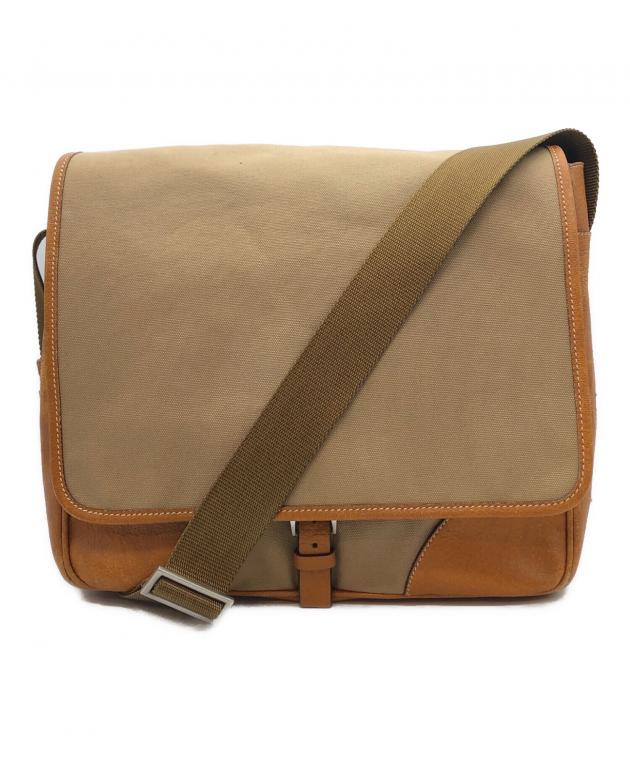 中古・古着通販】PRADA (プラダ) キャンバスレザー切替ショルダー